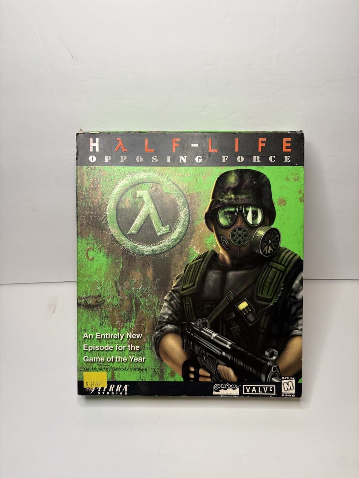 Half-Life: Opposing Force PC Video Game, 1999, Sierra Valve Big Box Complete