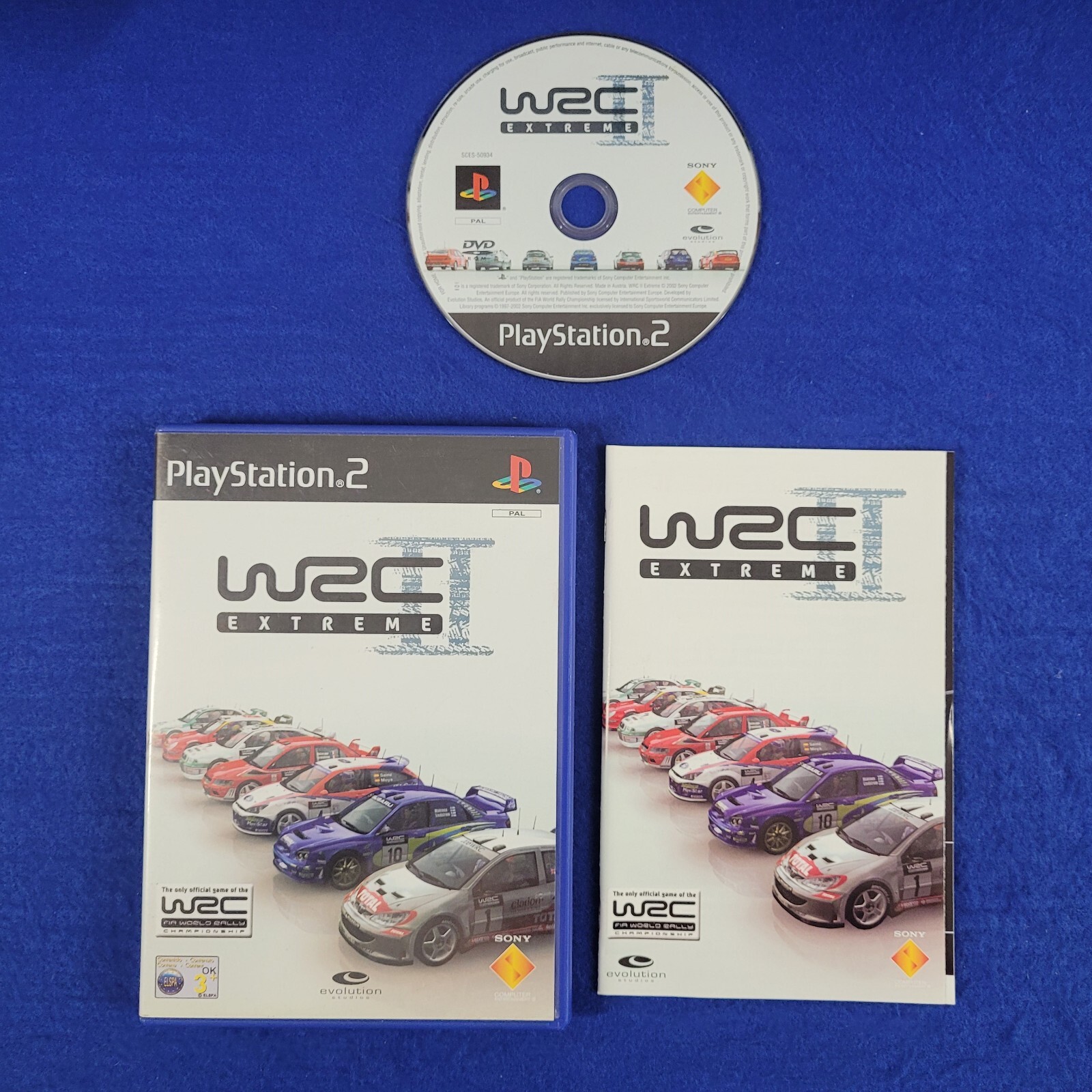 ps2 WRC II 2 EXTREME Game World Rally Championship Playstation PAL UK EXCLUSIVE
