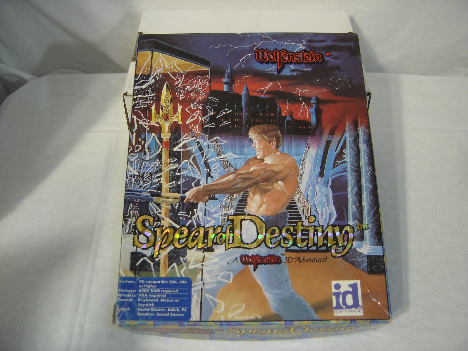 Big Box Spear of Destiny with missions 2 & 3 PC 3.5” disks
