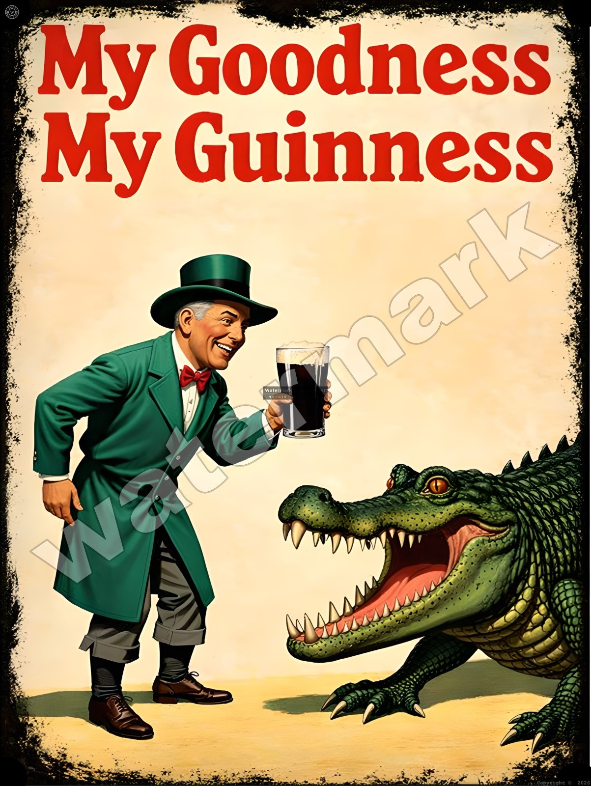 My Goodness My Guinness Metal Sign 9