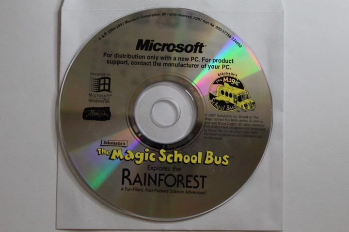 Magic School Bus Explores The Rainforest PC CD-ROM 