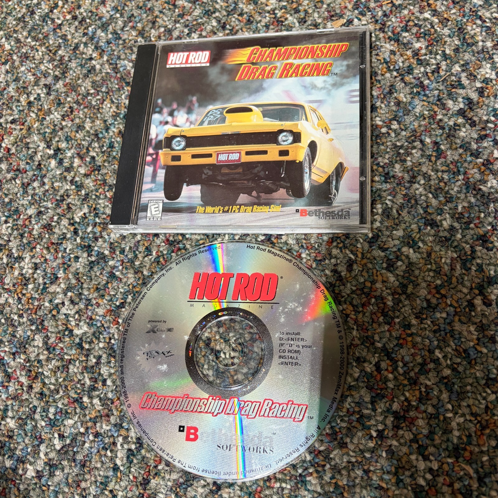 Hot Rod Championship Drag Racing PC Cd-rom - Complete