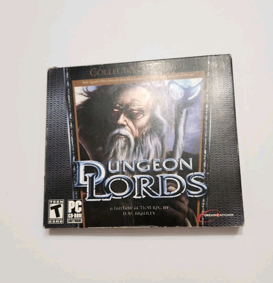 DUNGEON LORDS COLLECTOR'S EDITION PC CD ROM VIDEO GAME COMPLETE 2005