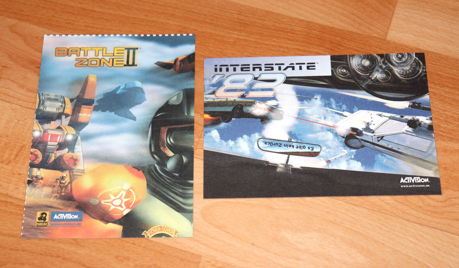 1999 Battlezone II Combat Commander / Interstate '82 Vintage Art Card / Postcard