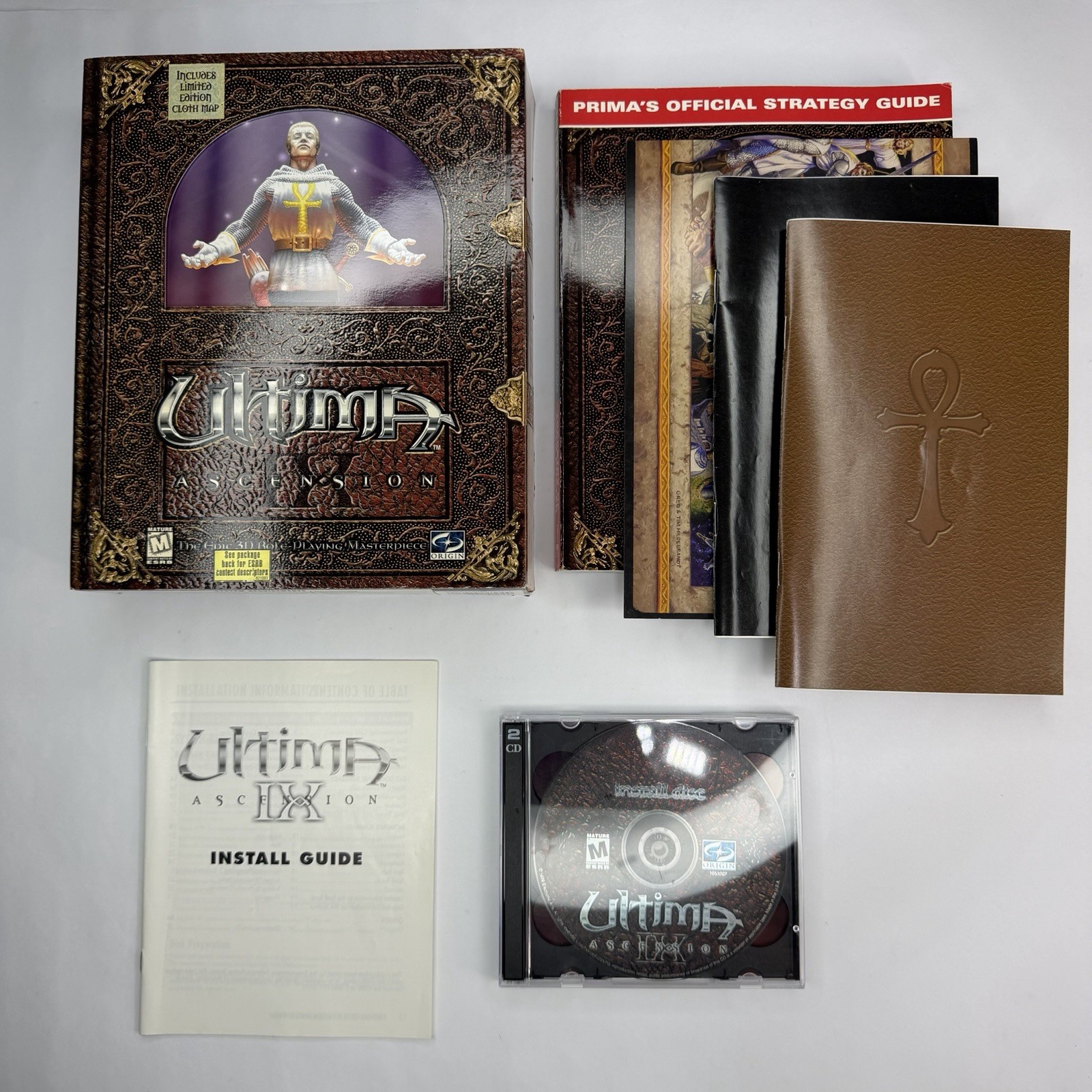 Origin Ultima IX: Ascension PC Big Box w/Prima's Guide - INCOMPLETE