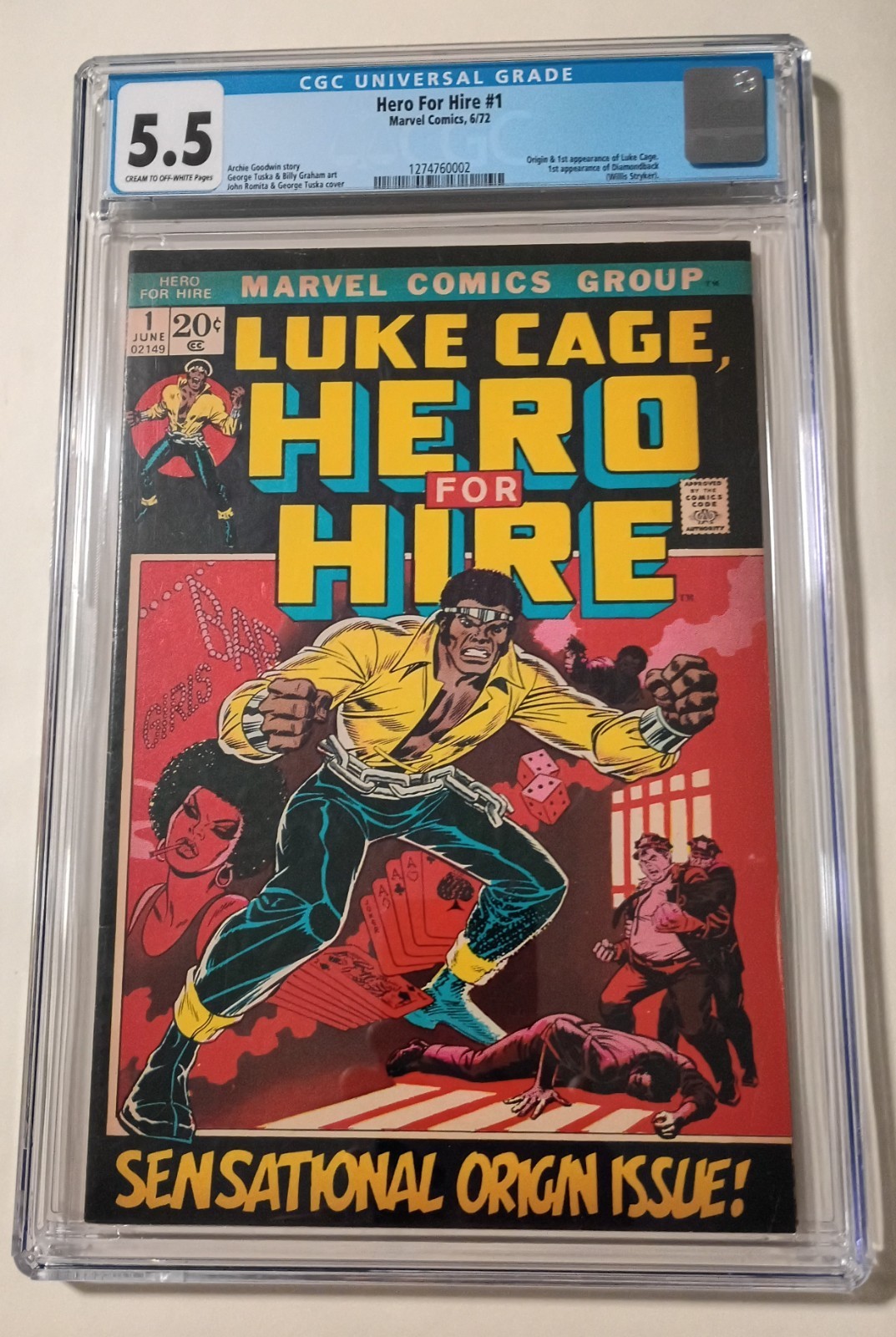 Luke Cage Hero for Hire #1..June, 1972 ..