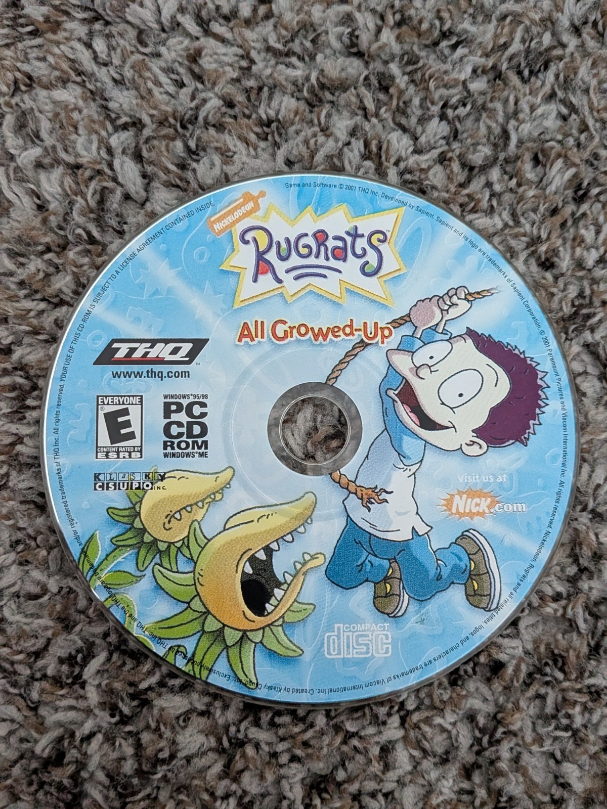 Rugrats All Growed Up PC Game Video Game Disc Only THQ Nick