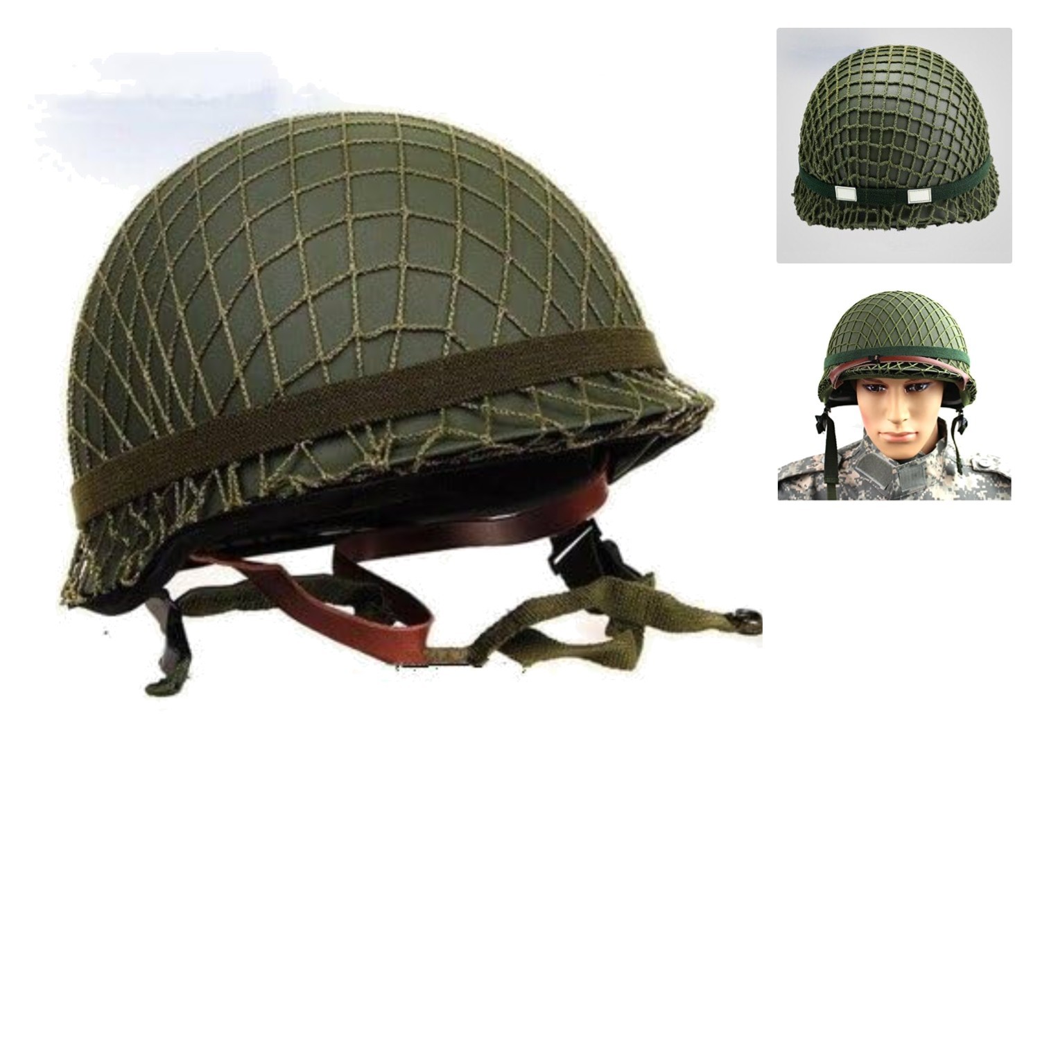 Authentic US WWII M1 Helmet Replica - Perfect for Collection & Survival Games