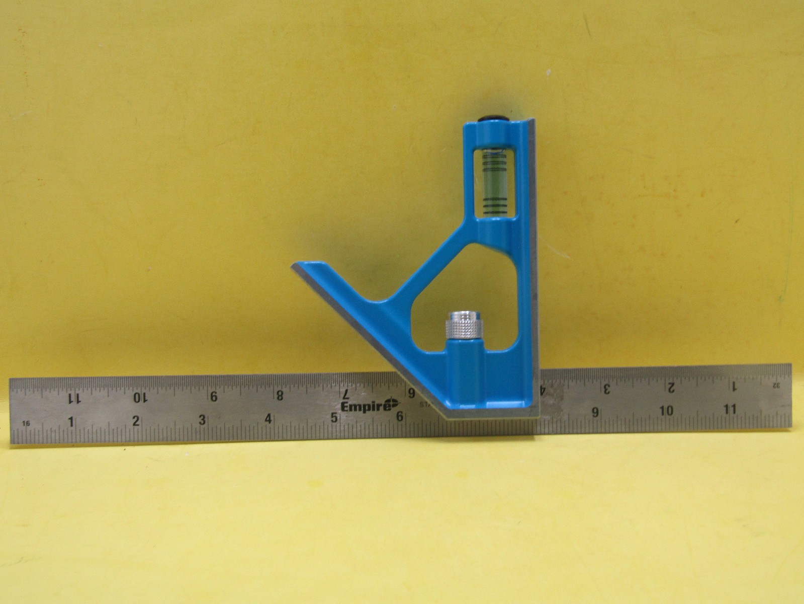 Empire True Blue Combination Square Model E250 W Blade Lock Incomplete