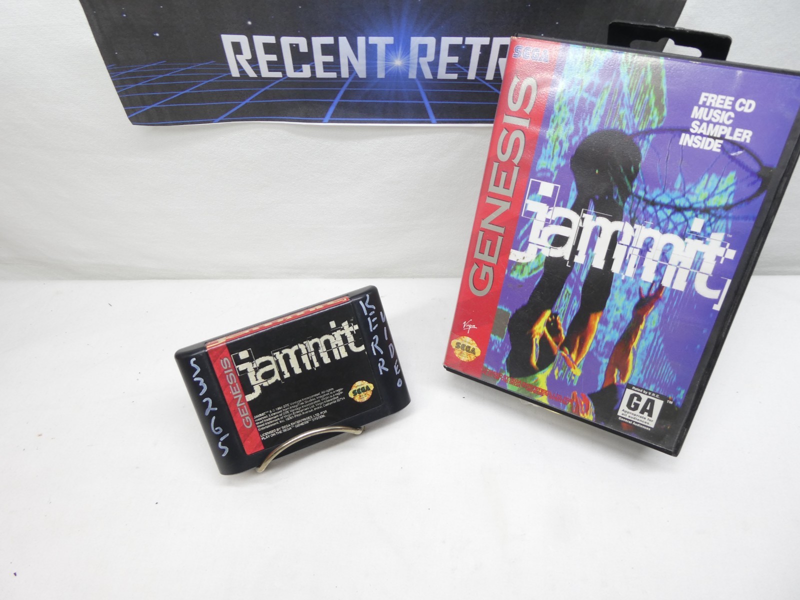Jammit (Sega Genesis, 1994) Missing manual Tested & working