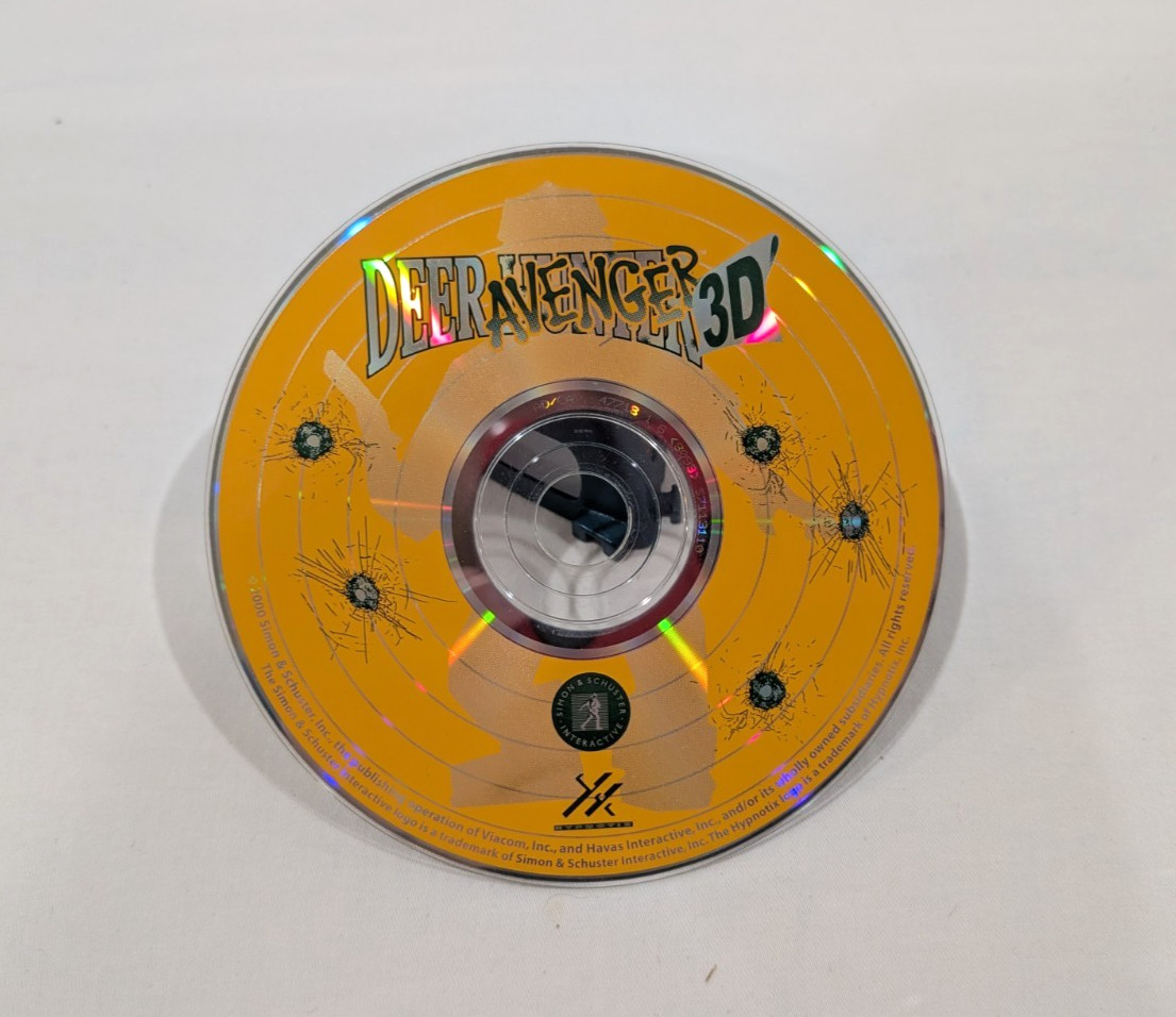 Deer Avenger 3D Windows/Mac 2000 Simon Schuster Interactive PC Game - Disc Only