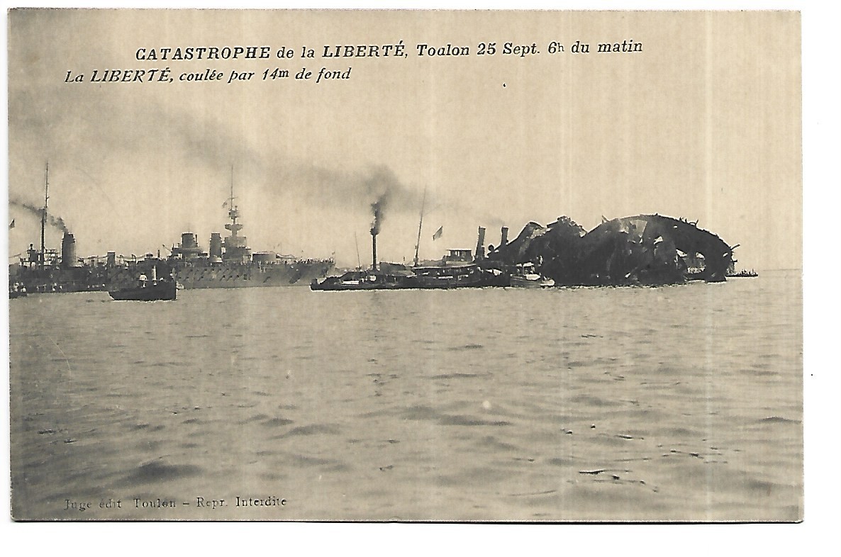 Marine De Guerre Toulon Catastrophe Du Liberte