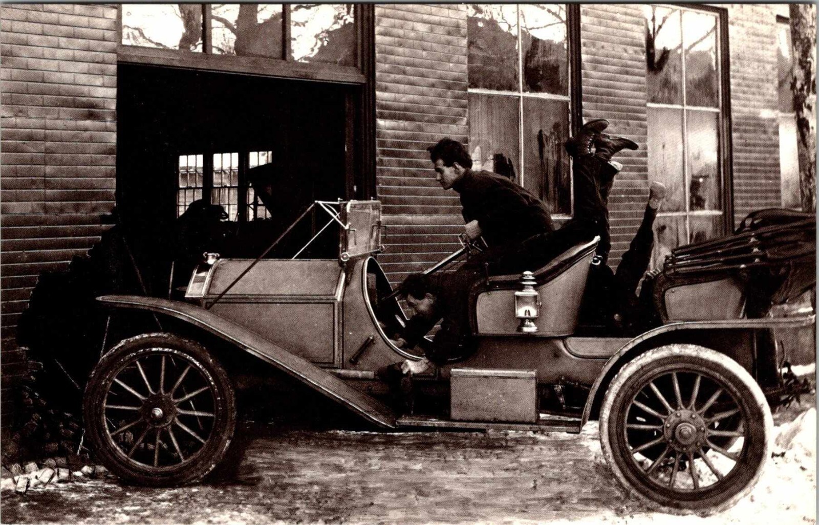 Continental Postcard Double Jeopardy Wildwood Design Group Car Crash