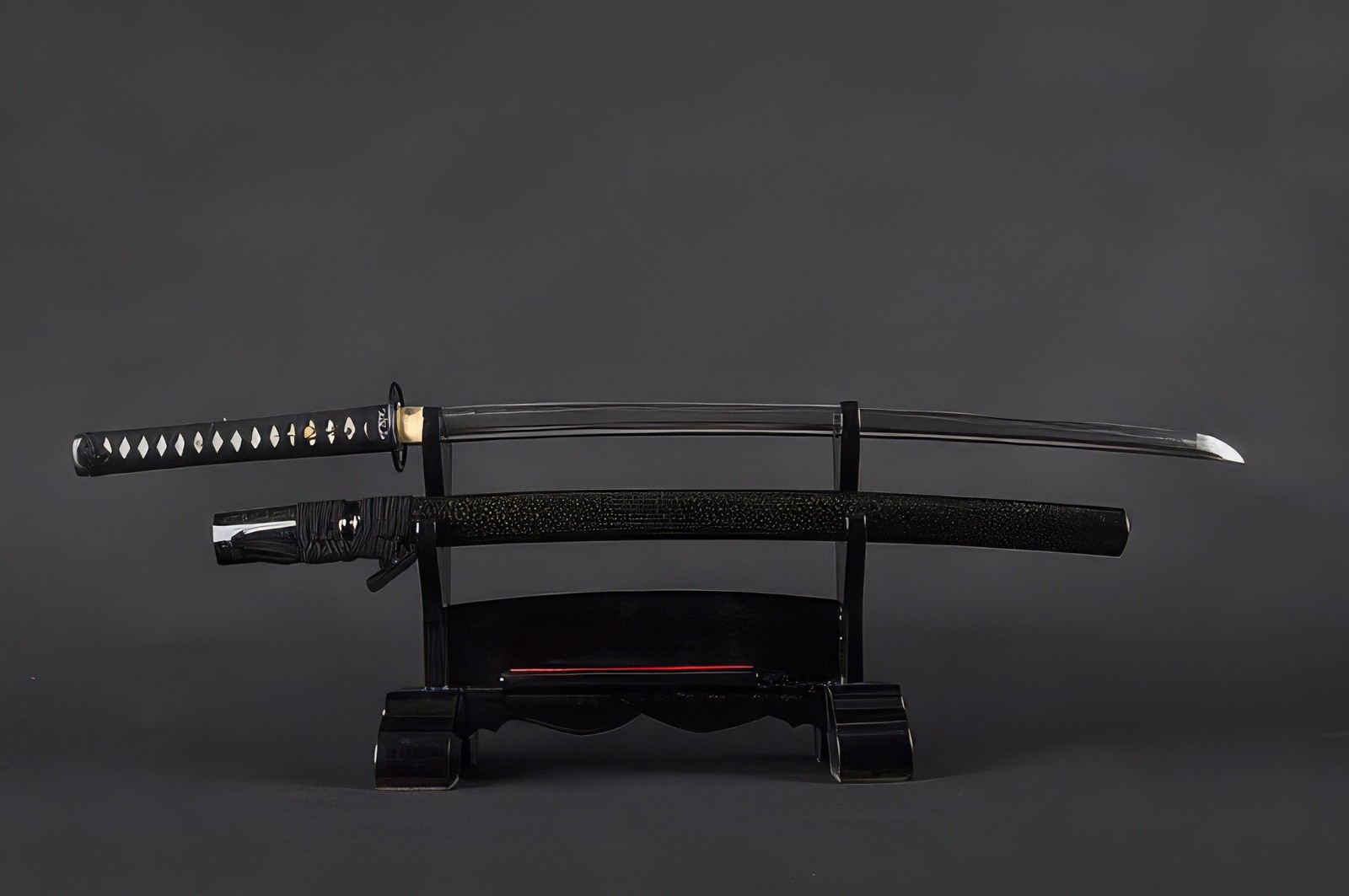 Tomoe Crest Katana - 1045 Carbon Steel Hand Forged Clay Tempered Full Tang