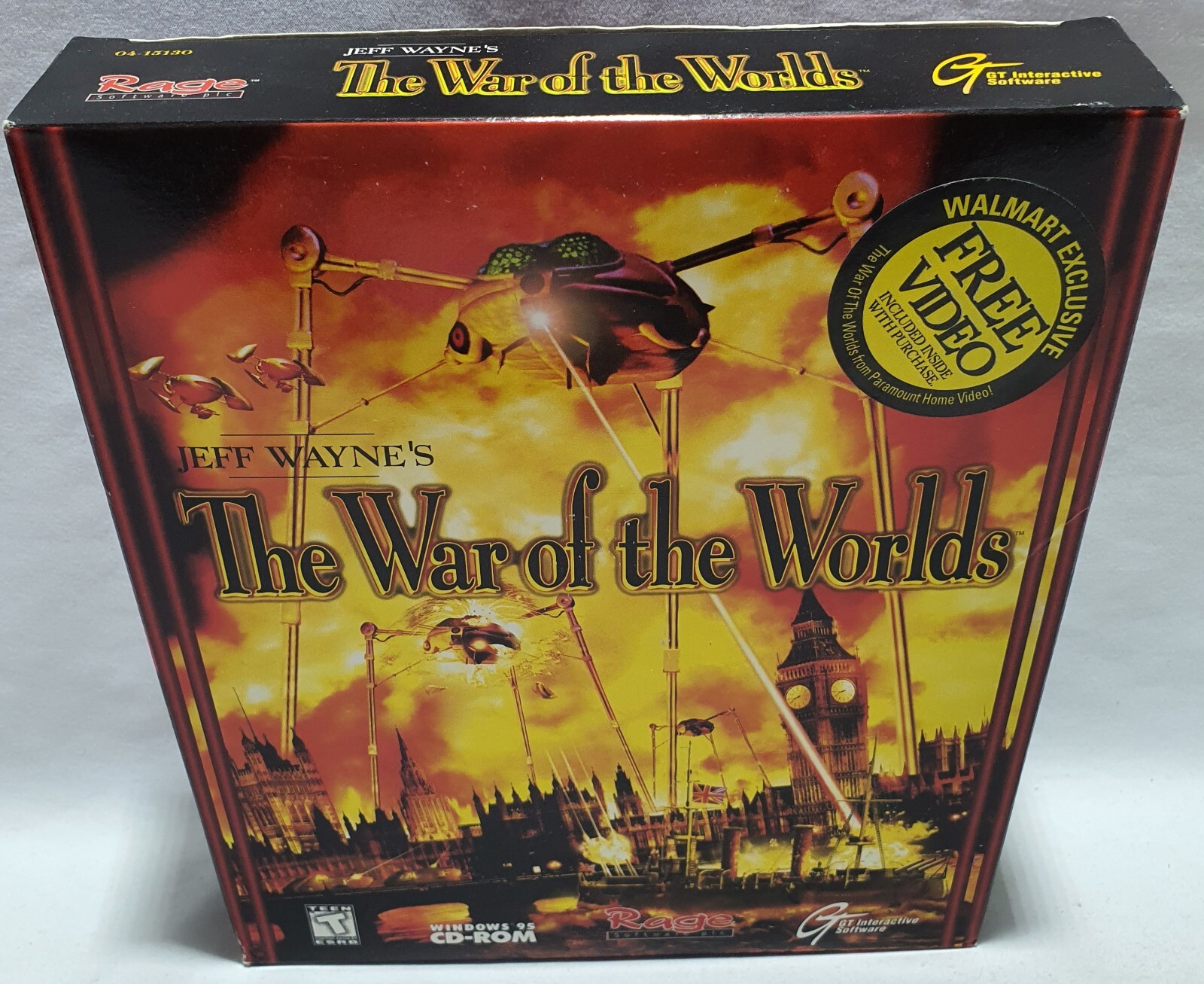Jeff Wayne's The War Of The Worlds Win 98 PC CD-ROM Retro Big Box NEW