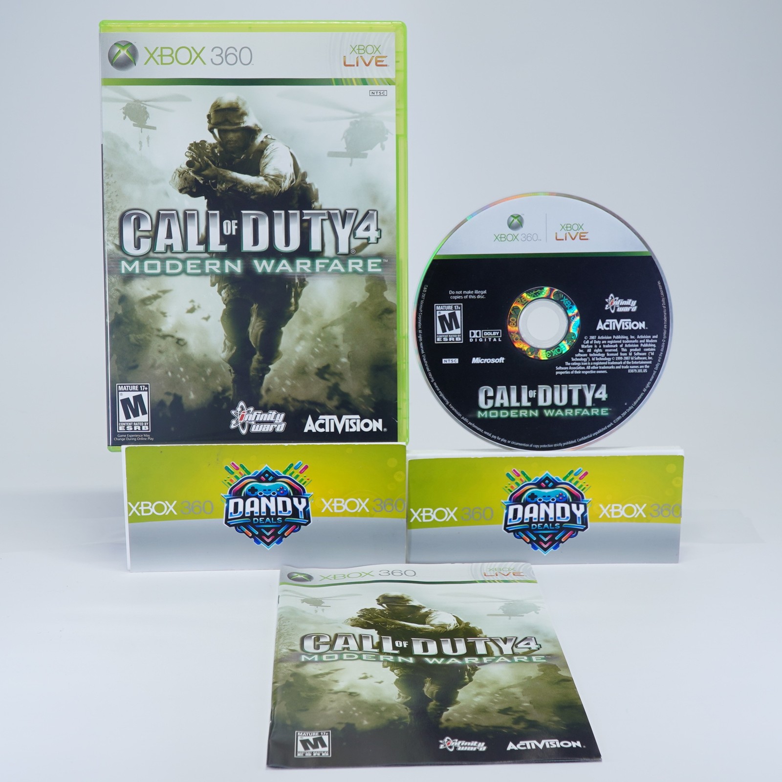 Call of Duty 4 Modern Warfare CIB W/ Manual - Xbox 360