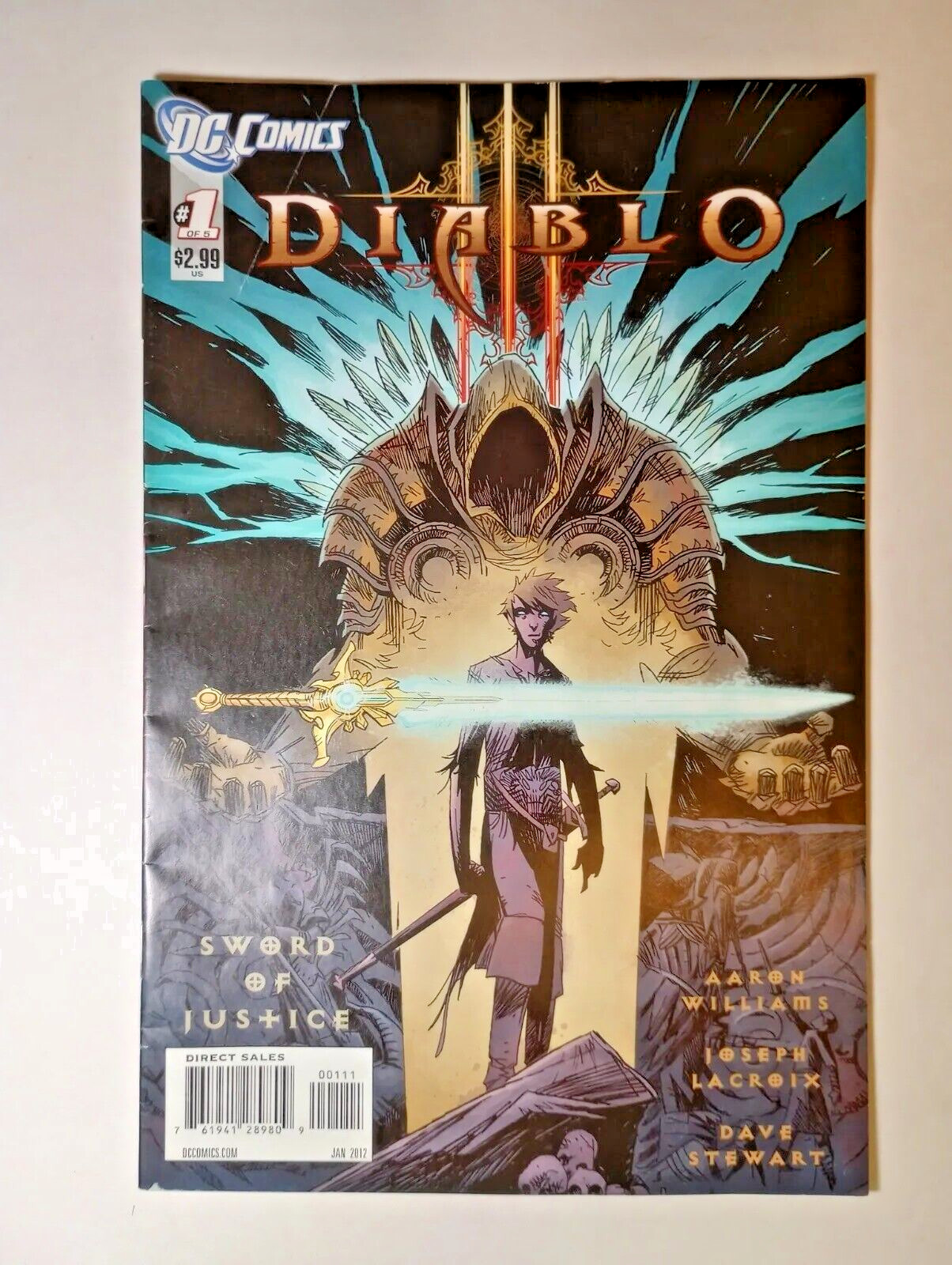 DIABLO 3 SWORD OF JUSTICE (DC COMICS) #1 2012 Aaron Williams VIDEO GAME COMIC