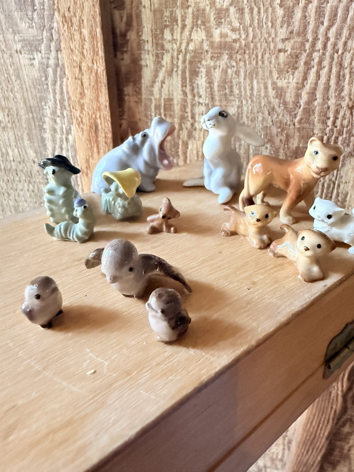 Vintage Hagen Renaker Animals Mixed Lot Of 13 Mini Ceramic Figurines