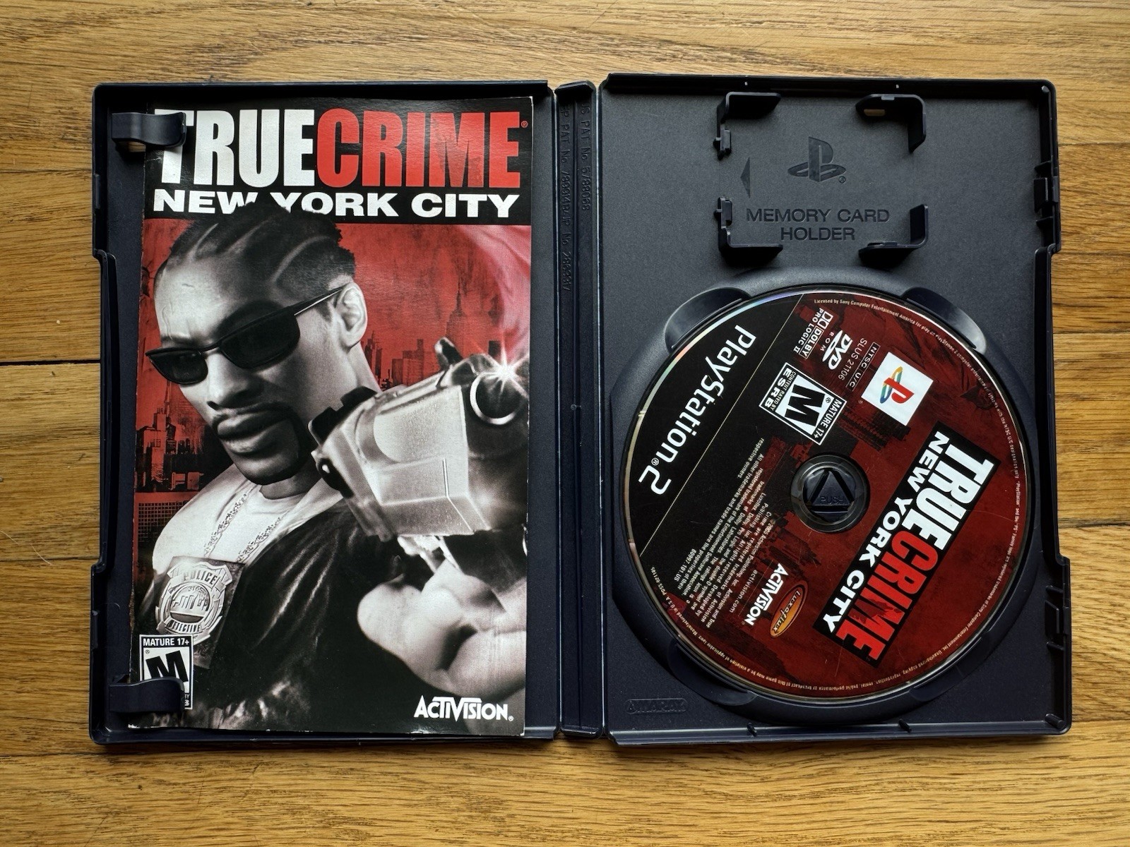True Crime: New York City (Sony PlayStation 2, 2005) Disc & Manual Only. Tested