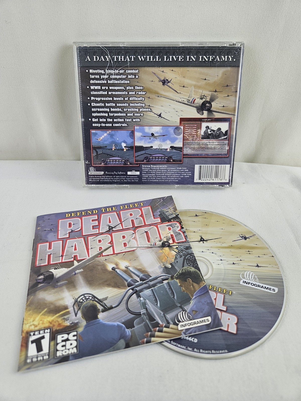 Pearl Harbor Defend The Fleet -PC CD-ROM Jewel Case Video Game