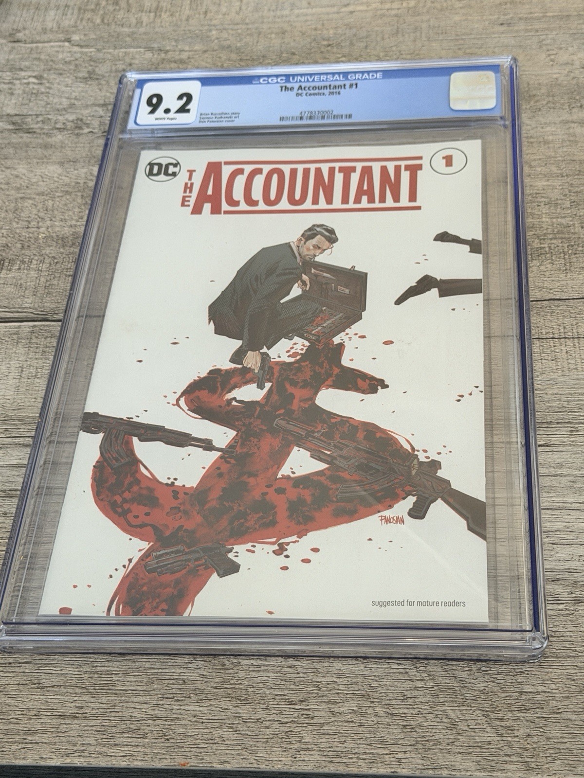 The Accountant #1 SDCC Comic CGC 9.2 DC Vertigo Ben Affleck Movie Promo Low Pop⁠