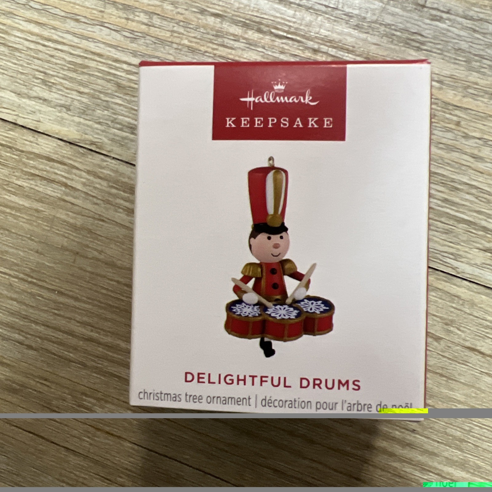 NIB New 2026 Delightful Drums Mini Hallmark Keepsake Christmas Ornament BNIB