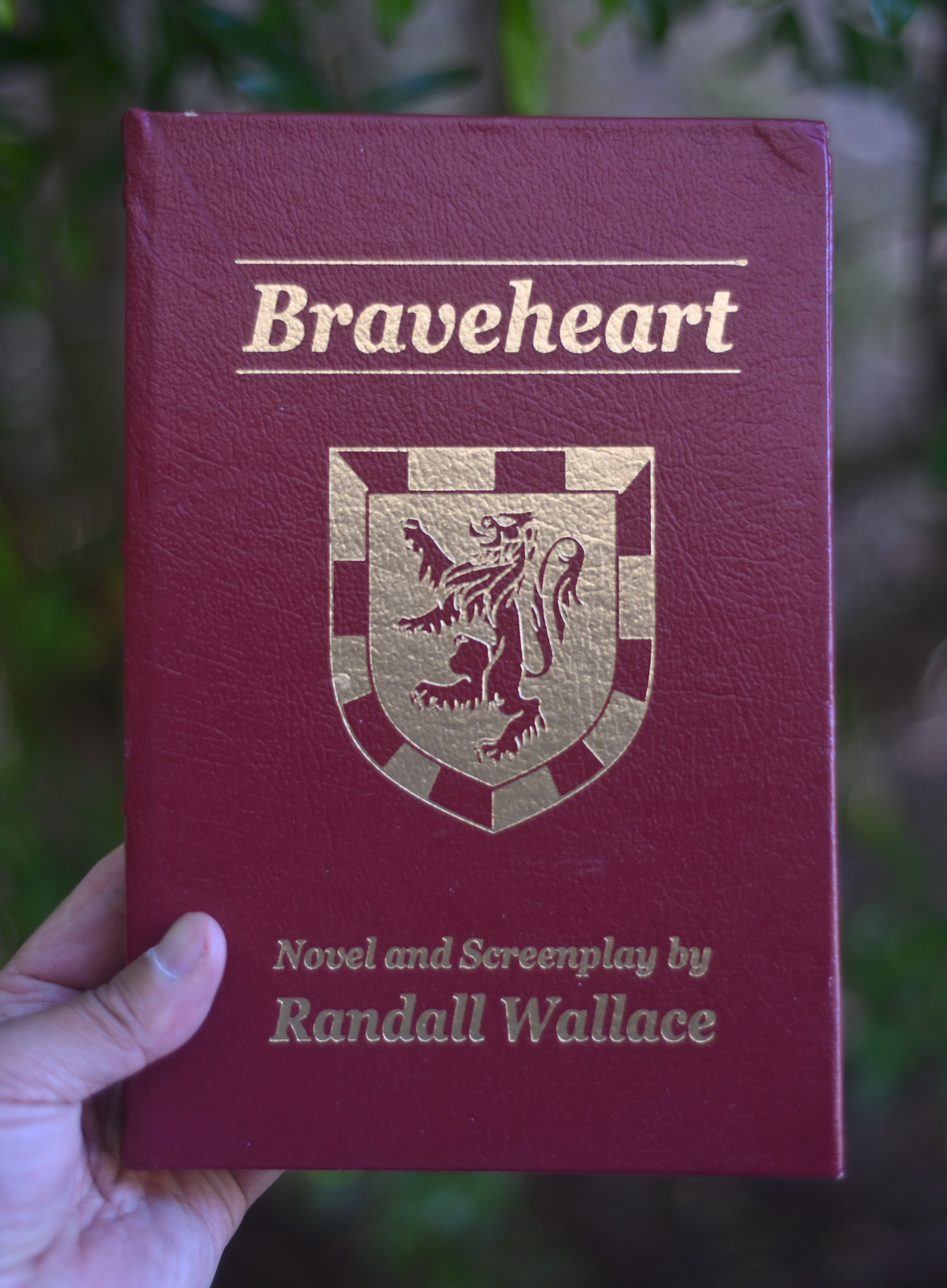 Braveheart: Novel  Screenplay Signed   Randall Leather Book Limited Edition