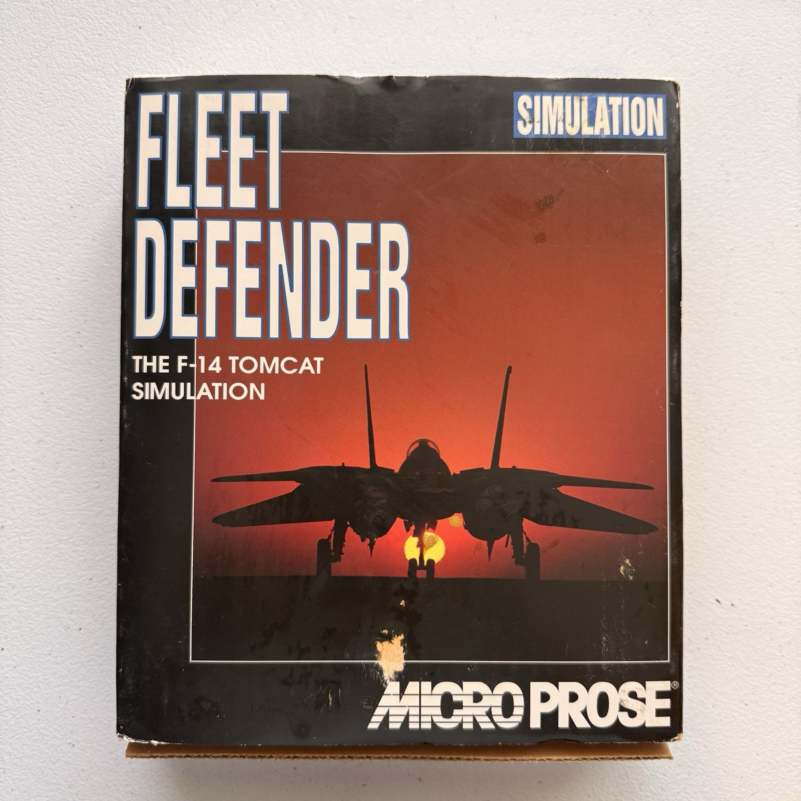 Fleet Defender -F-14 Tomcat Simulation IBM 3.5” HD. Microprose 1994 Complete