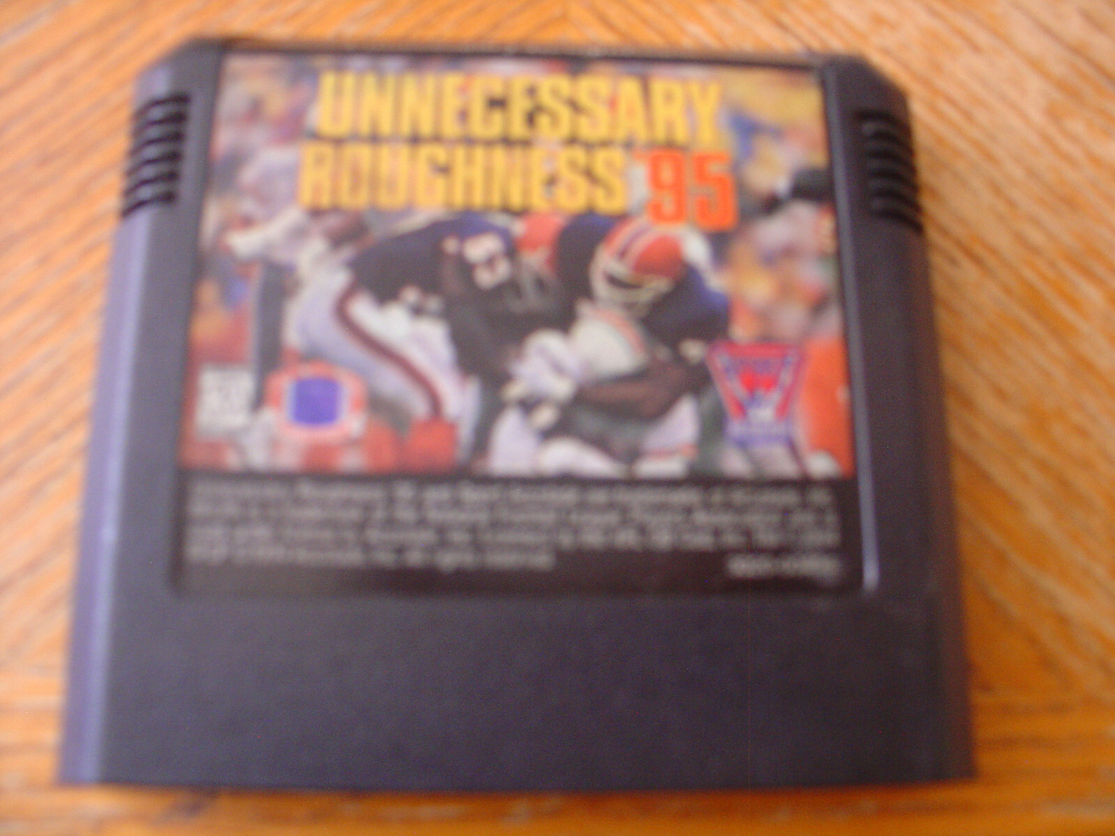Unnecessary Roughness '95 (Sega Genesis, 1994) Authentic Tested Working