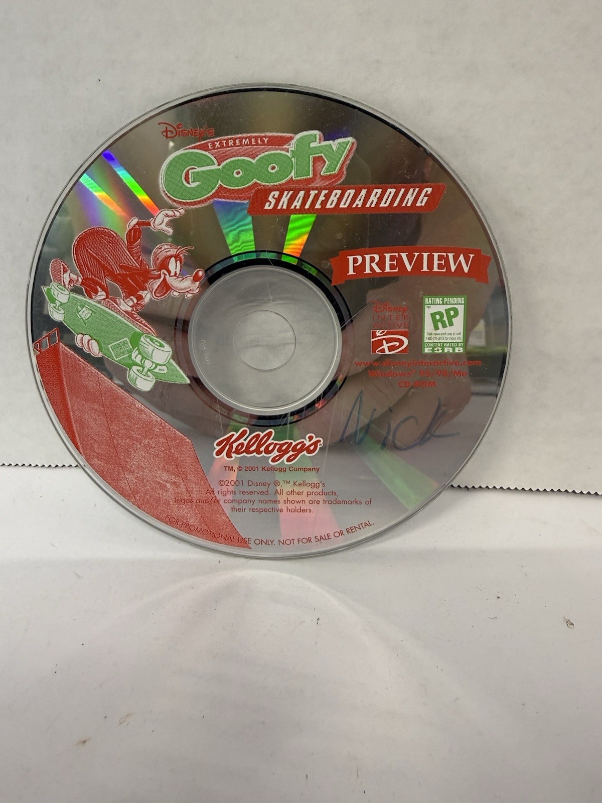 Disney's Extremely Goofy Skateboarding (PC, CD-ROM) Disc Only