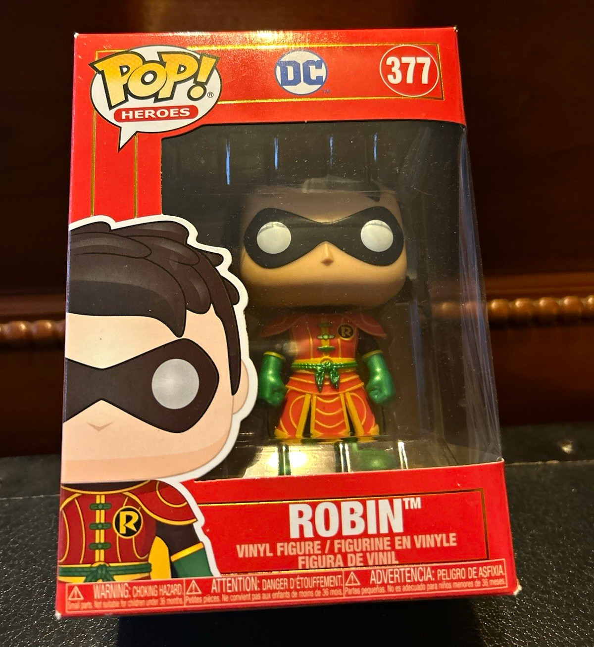 Funko Pop Heroes DC Robin #377 Vinyl Figure