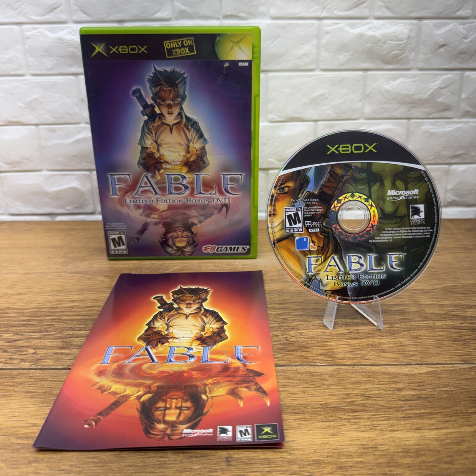 Fable: Limited Edition Bonus DVD (Microsoft Xbox) CIB Refurbished 1 Yr Warranty