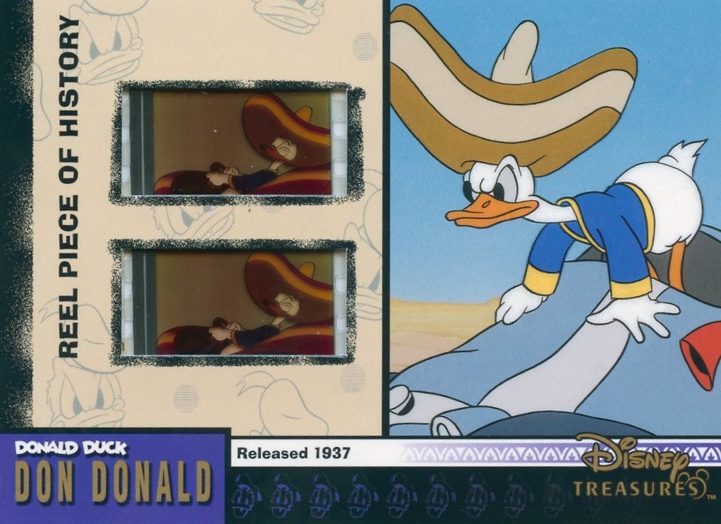 RARE VHTF Disney Treasures Reel Piece of History Chase Card PH 11 Donald Duck