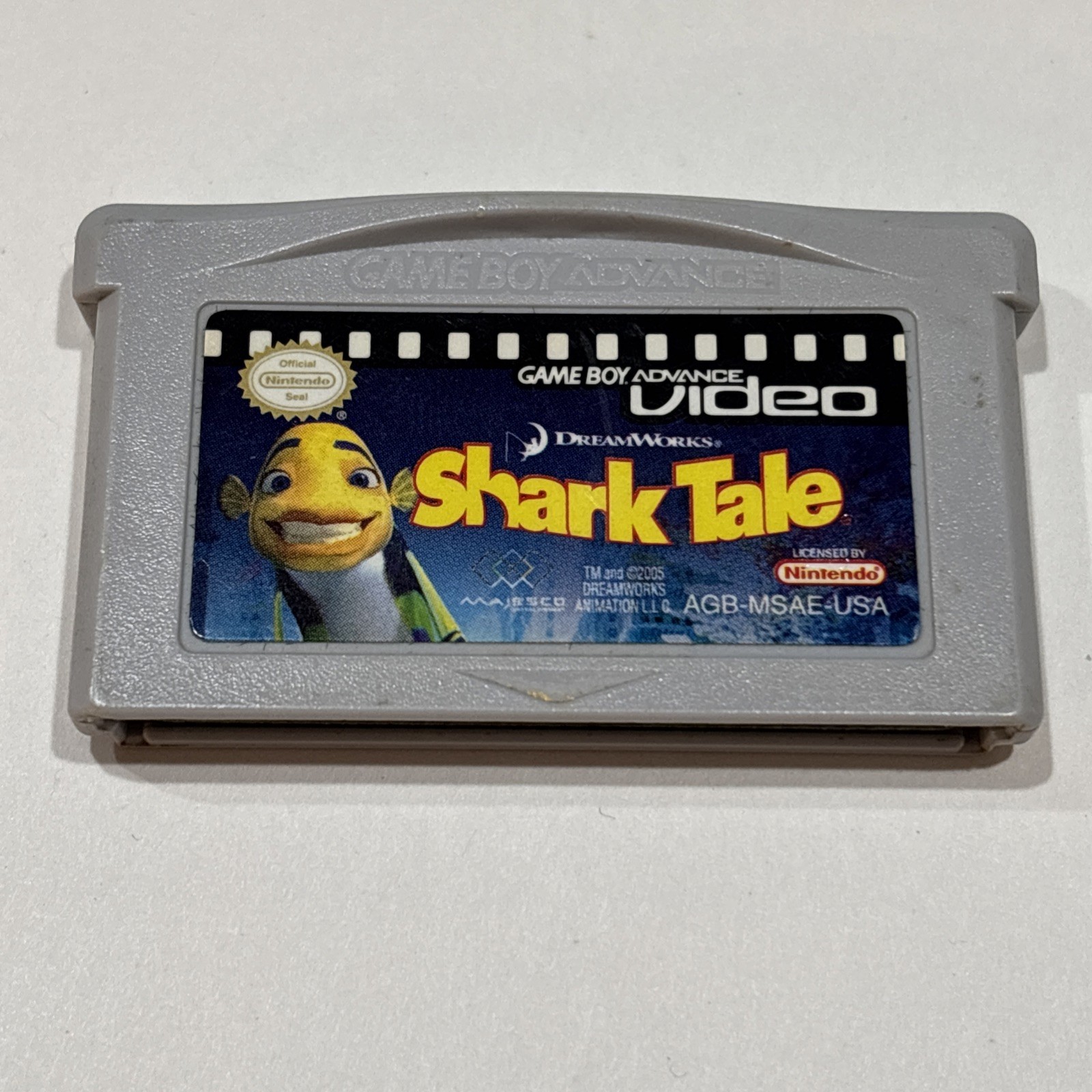 Shark Tale Game Boy Advance Video GBA Grey Cartridge Only Tested/Working Read