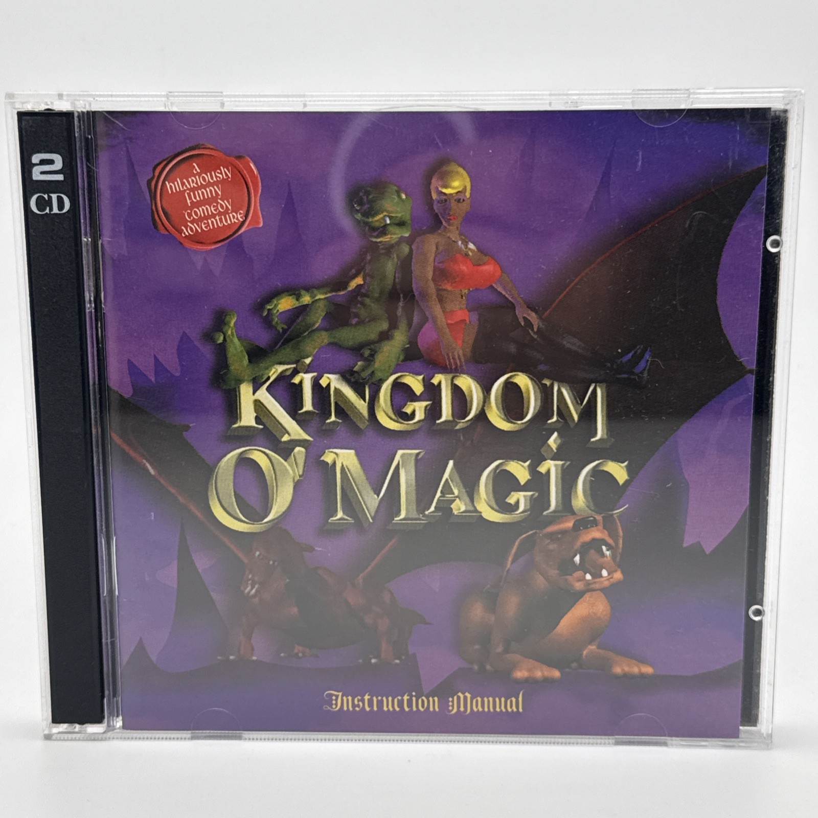 Kingdom O' Magic (PC, 1996) discs + jewel case + manual VGC