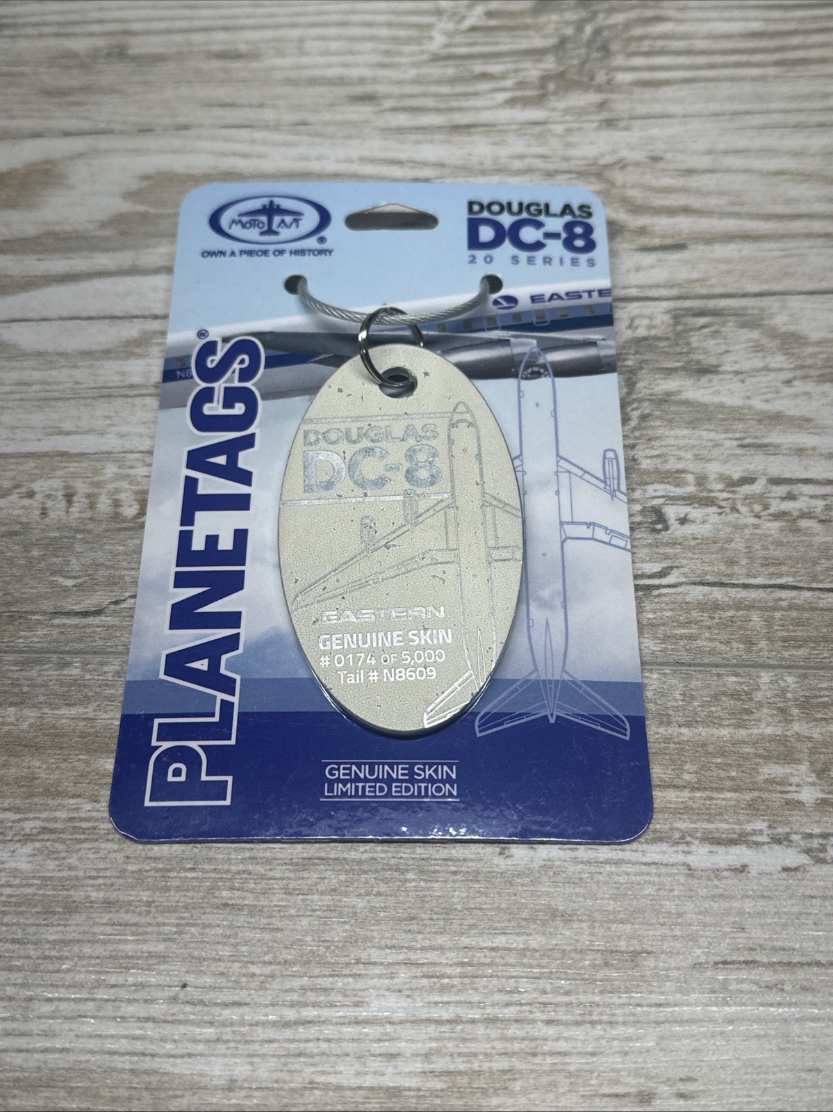 Motoart Eastern Douglas DC-8 Aircraft Skin Plane Tag / Planetags #0174 / 5000