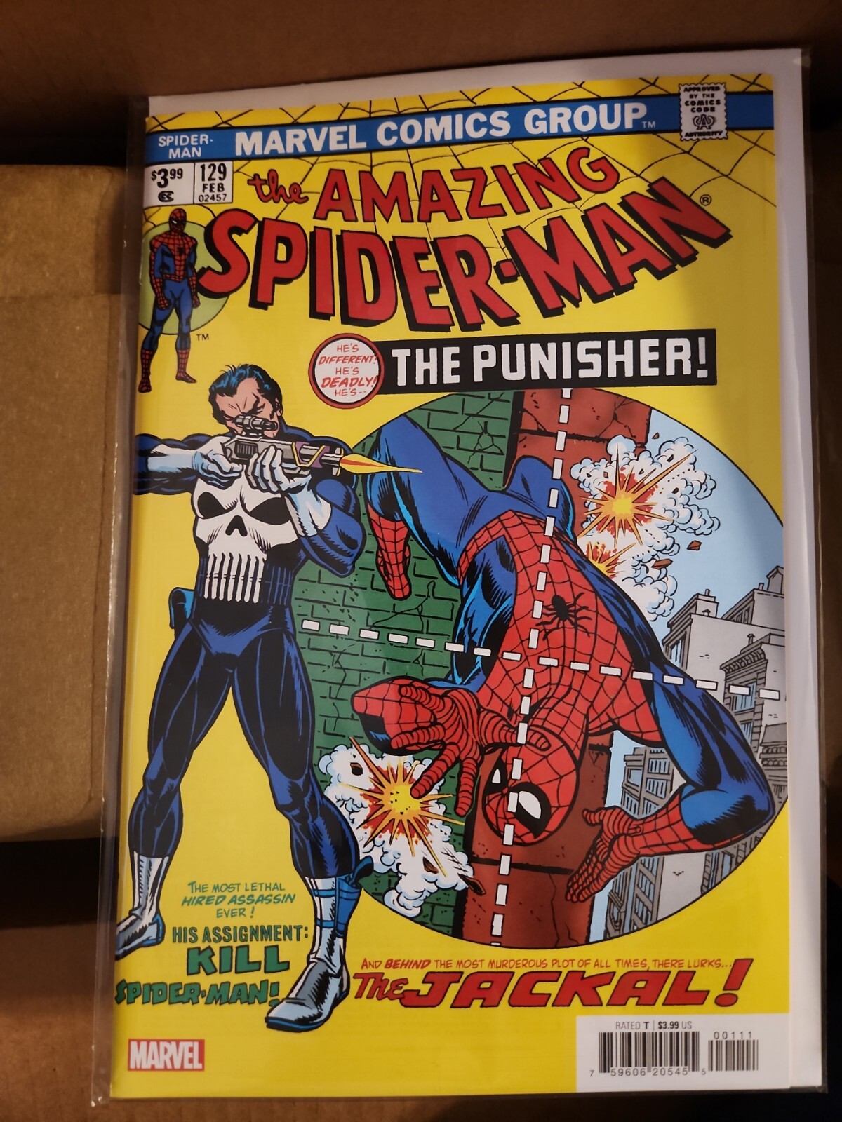 Amazing Spider-Man #129 Facsimile Edition NEW 2023 Marvel Comics Ships Same Day