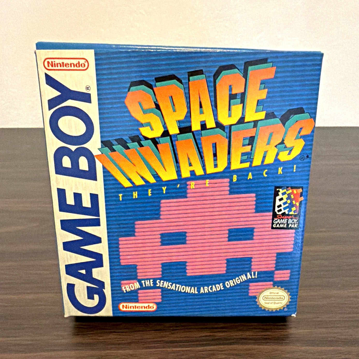 Nintendo Game Boy Space Invaders Complete in Box w/ Manual, Arcade Shooter