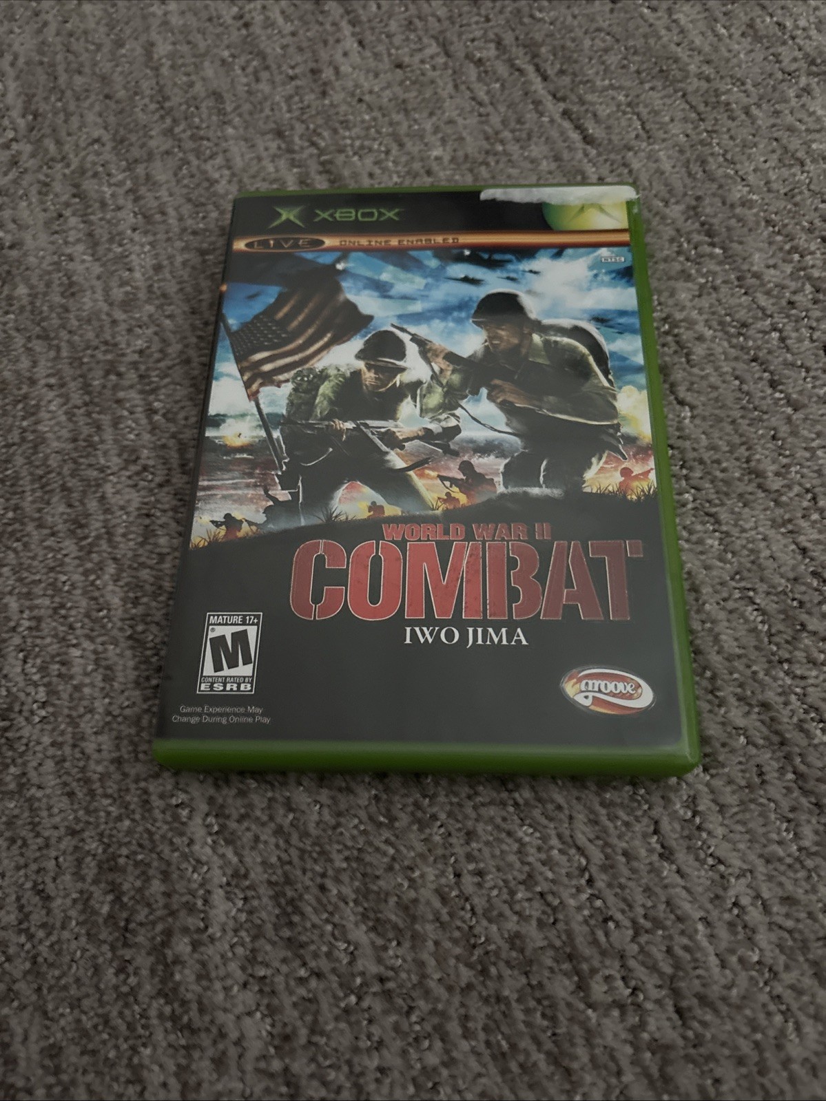 World War II 2 WWII Combat: Iwo Jima - Microsoft Xbox - Complete In Box CIB
