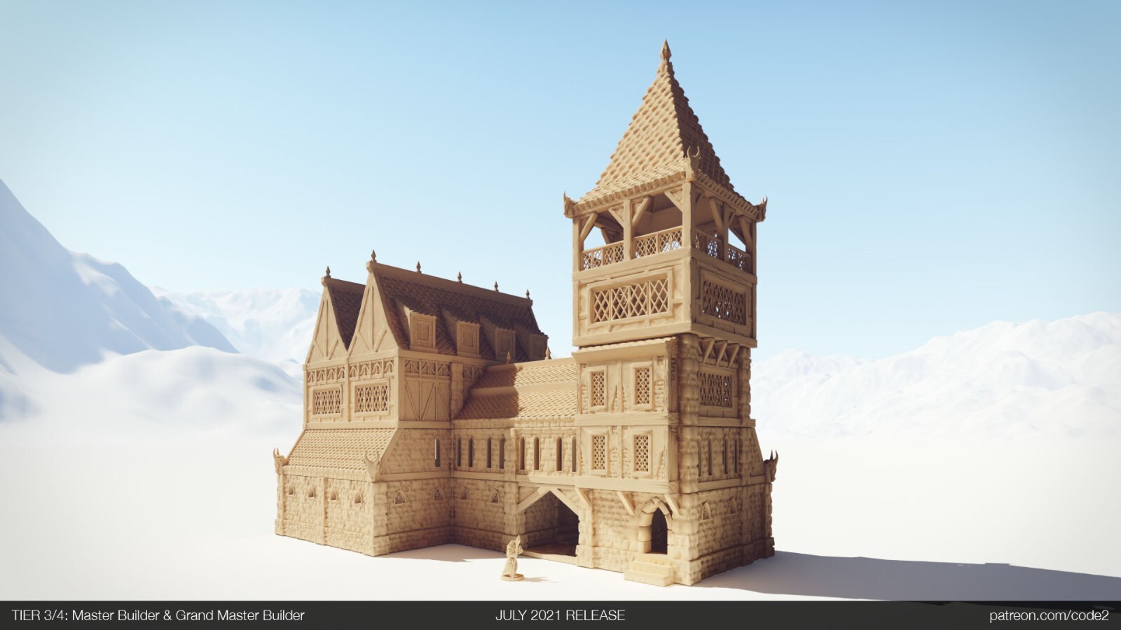 Wonderworlds Drennheim The Old Manor Fantasy Tabletop 28mm Scale