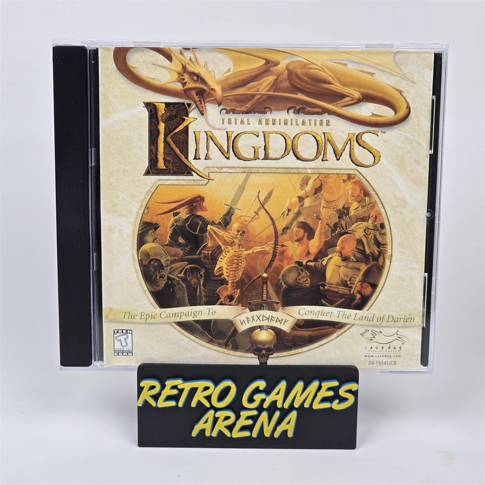 Total Annihilation: Kingdoms (PC CD-ROM) Jewel CIB COMPLETE