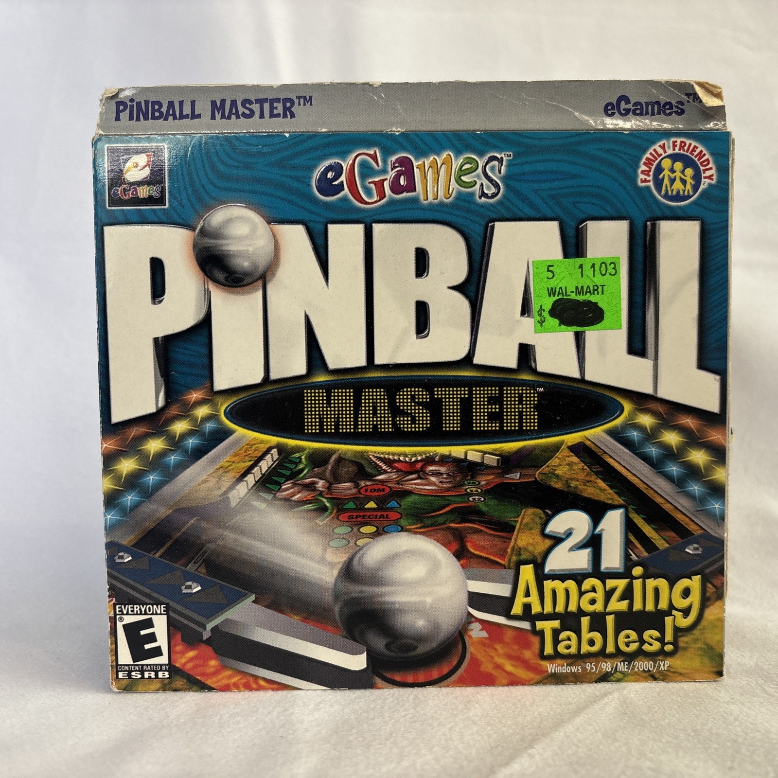 Pinball Master (PC, 2002) Jewel case with Slip Cover