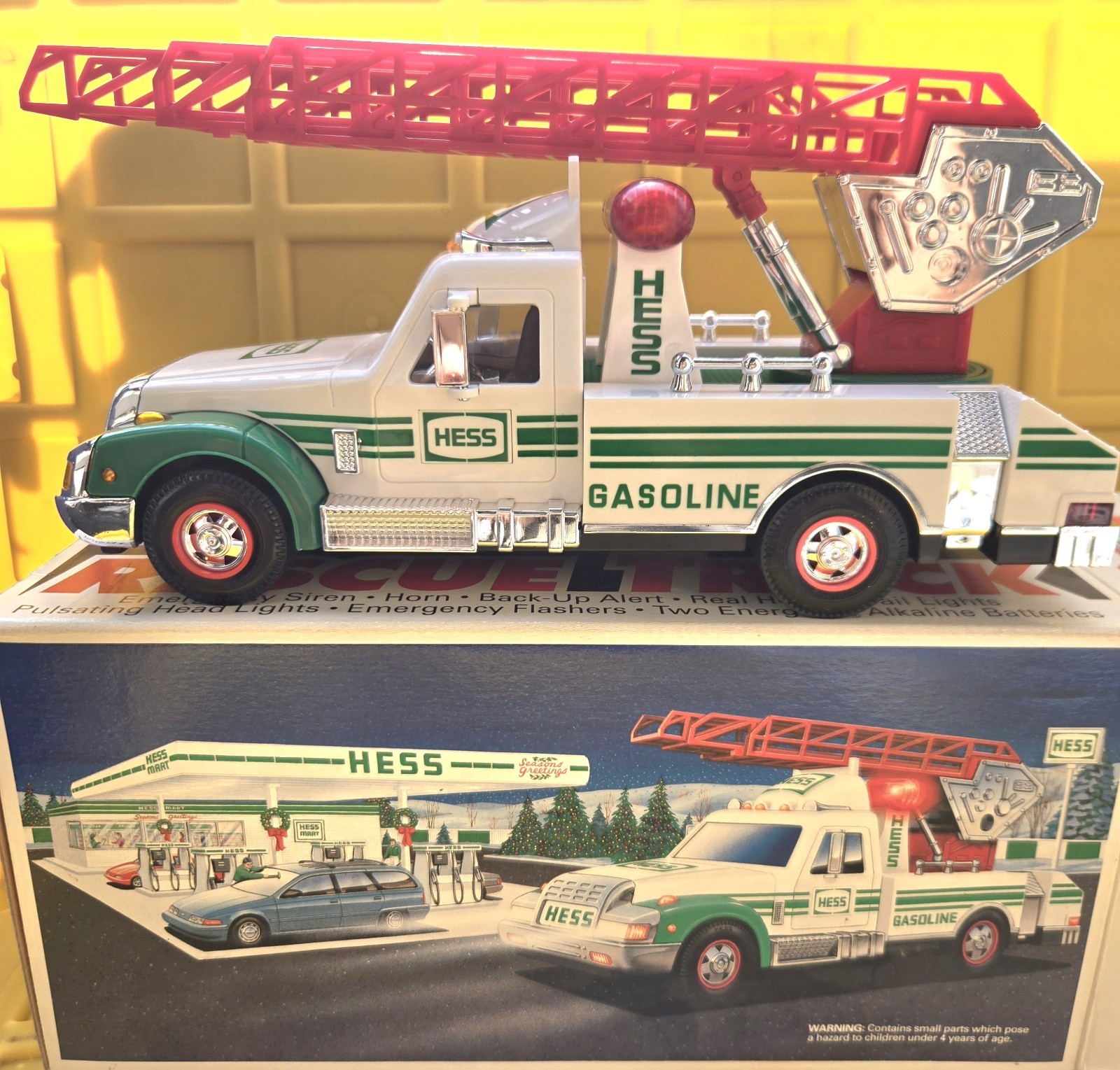 Vintage 1994 Hess Rescue Truck New In Box (W1)