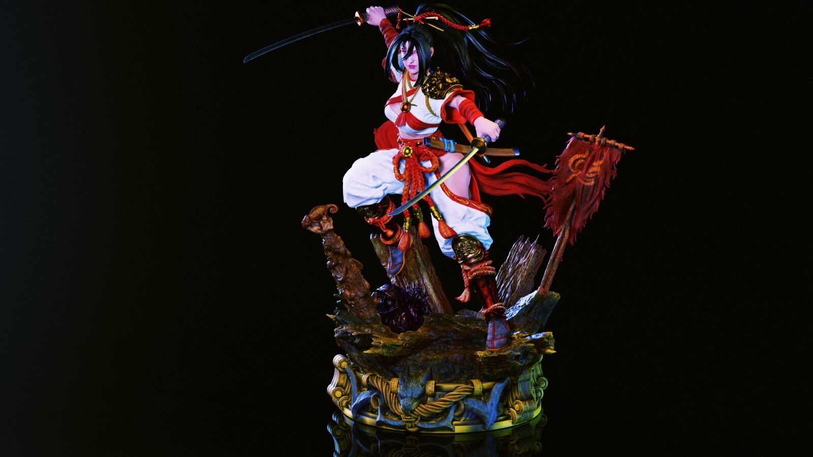 1:8 Momiji Ninja Gaiden Fan Art UNPAINTED Resin Garage Kit