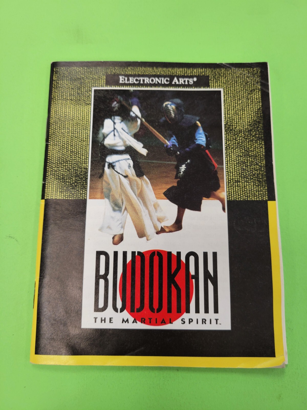 Budokan Sega Genesis Instruction Booklet