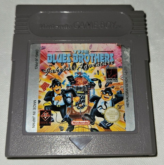 The Blues Brothers Jukebox Adventure Nintendo Game Boy DMG FRG Europe Exclusive