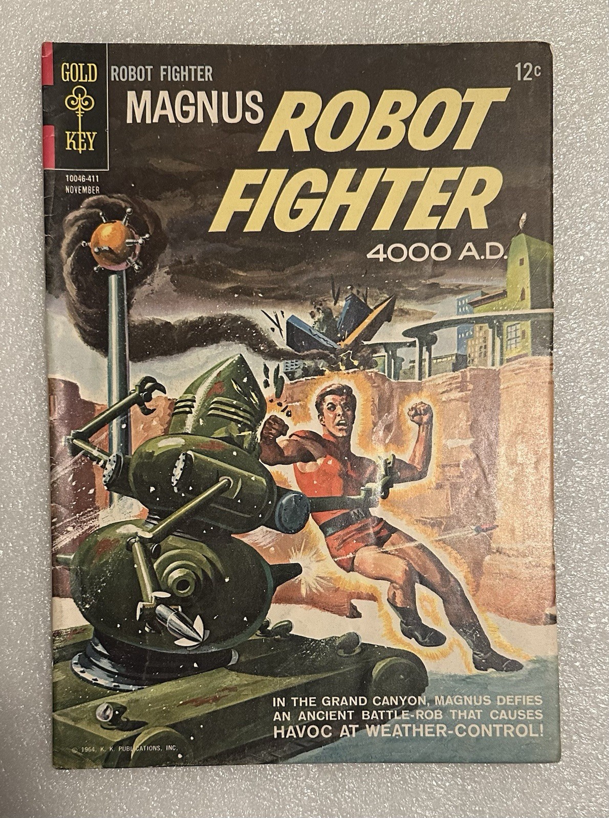 Magnus Robot Fighter #8 VG+ Gold Key Comic 1964