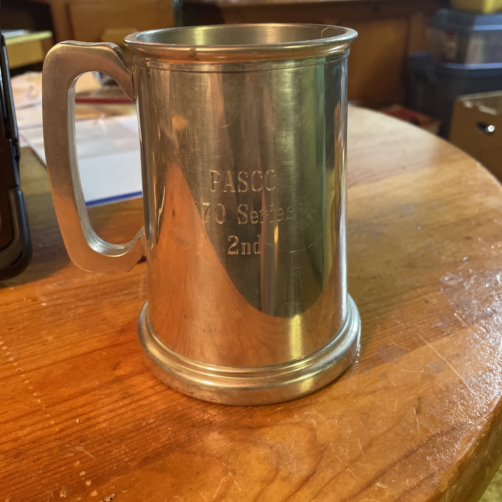 Vintage MCM Car Racing Trophy Super Rally DON HAGER SCCA SPRINTS
