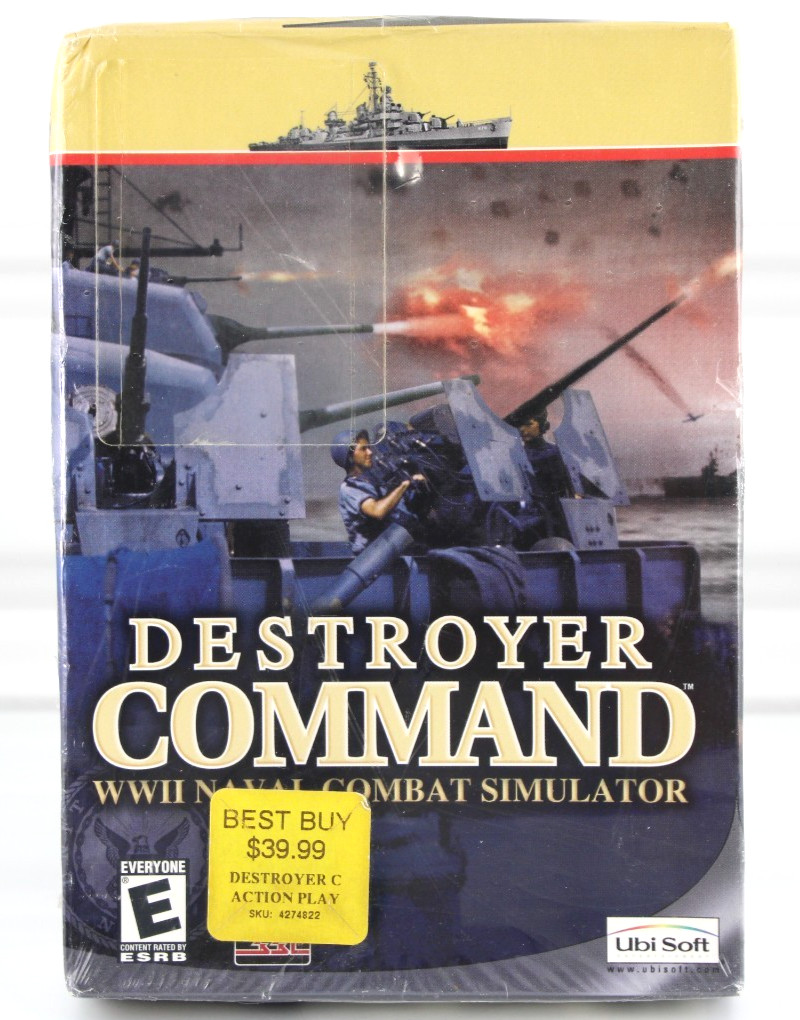 Destroyer Command WW2 Naval Combat Simulator Small Box PC Windows 95/98 Sealed
