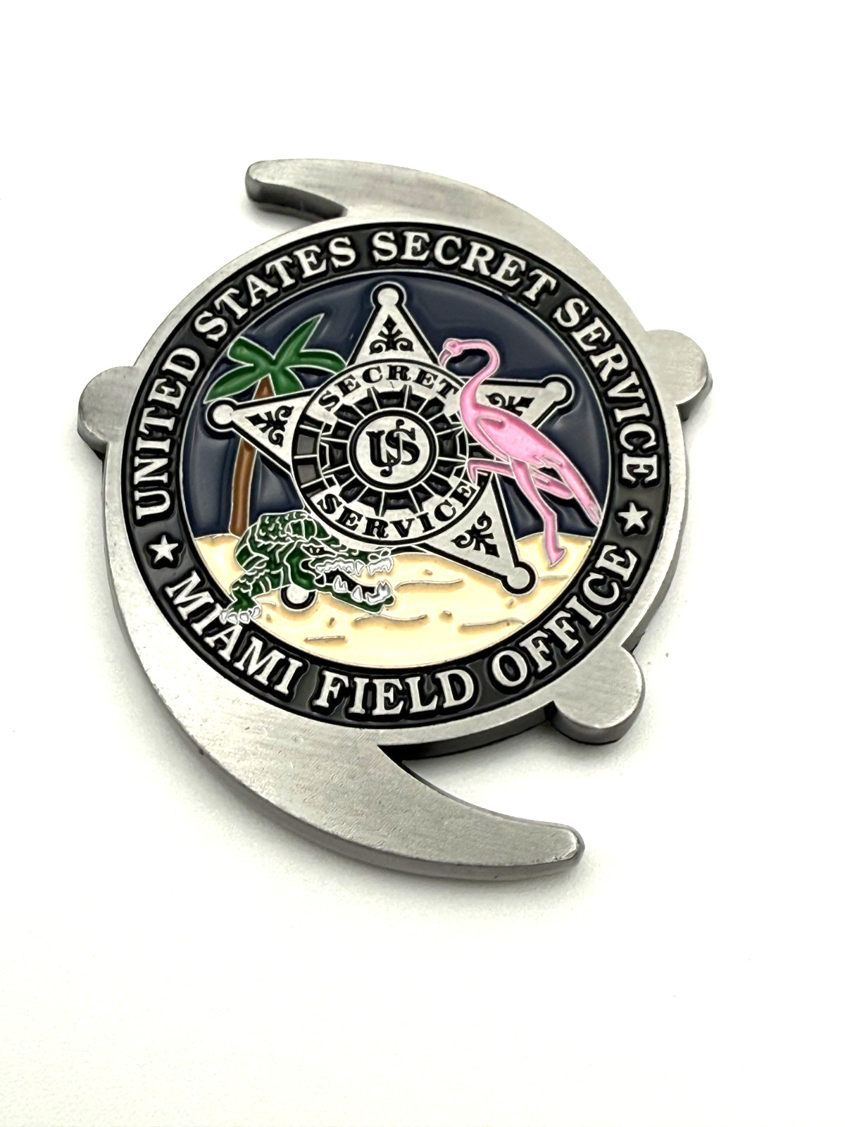 G13 U.S. SECRET SERVICE MIAMI FIELD OFFICE Federal Police CHALLENGE COIN